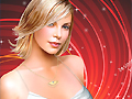 Charlize Theron faz-se para jogar online