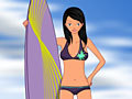 Surfer Girl Dress Up para jogar online