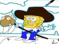 Cowboy colorir Spongebob para jogar online