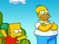 Bart e Homer em Mario World para jogar online